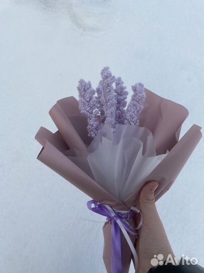 Вызанные букеты