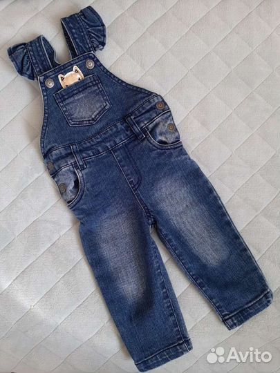 Джинсовый комбинезон для девочки
