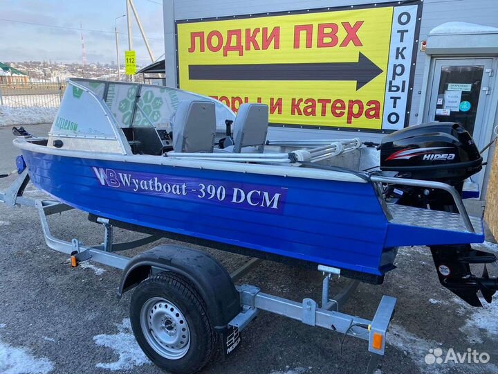 Нерегистрат алюм.лодка-Вятбот-390дсм.Доставка