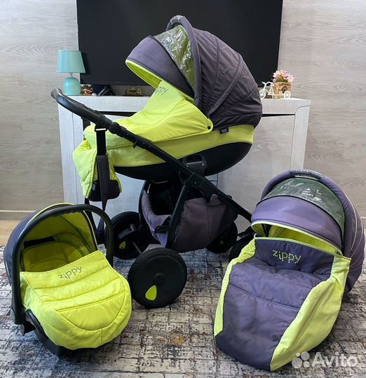 Коляска Zippy New 3в1 (доставка)