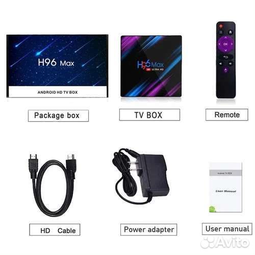 Смарт тв приставка H96 Max 2/16