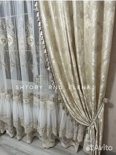 Шторы дворцовый жаккард классика новые