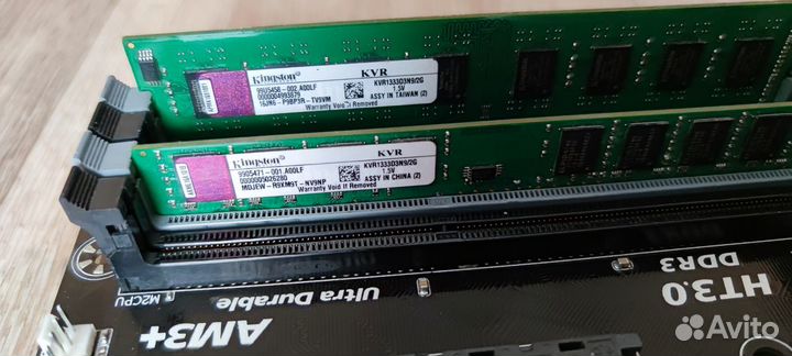 Сборка ga970-ds3p + fx4200 + 4Gb Kingston 1333Mhz