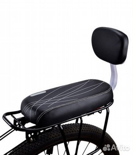 Кресло для велосипеда со спинкой и подножкой