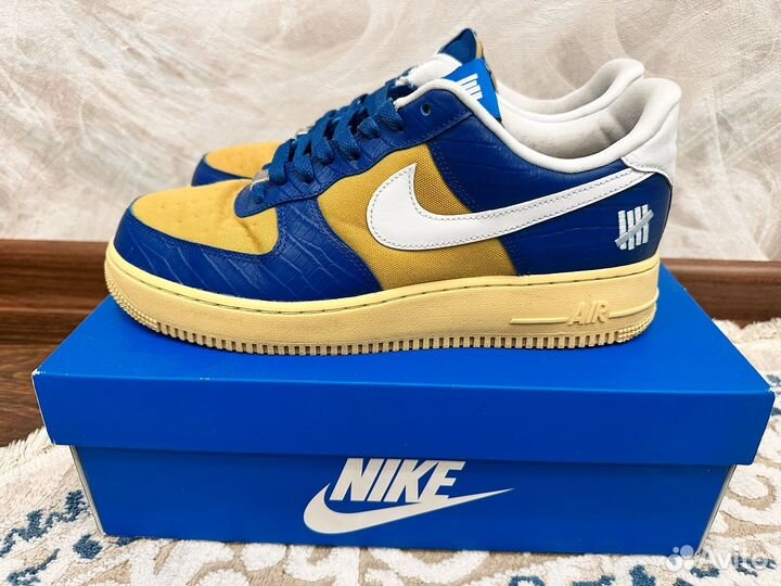 Кроссовки nike air force 1 low x undefeated