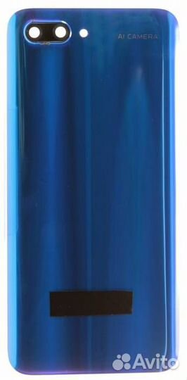 Задняя крышка для Honor 10 Синяя (со стеклом камер