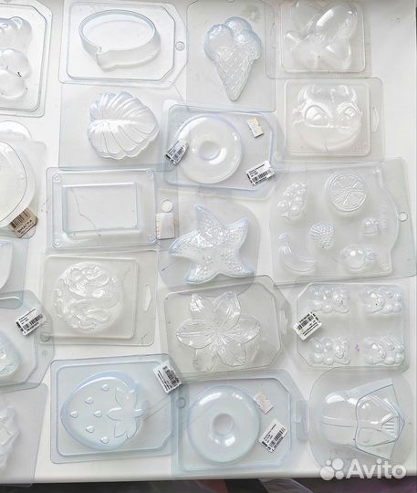 Пластиковые формы для мыла и бомбочек