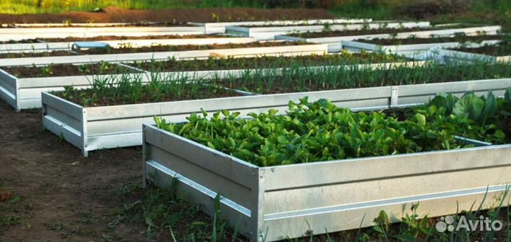 Грядка оцинкованная 1м х 1м х 22см