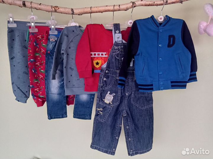 Одежда пакетом для мальчика 80/86см