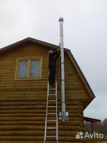 Сэндвич-труба Для Дымохода 180х250, L-1м