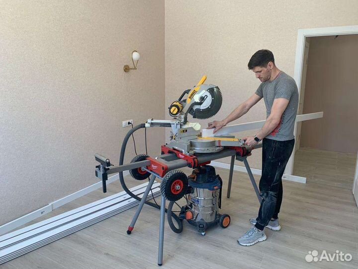 Установка плинтуса Мдф и дюрополимер