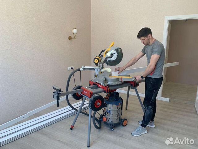 Установка плинтуса Мдф и дюрополимер