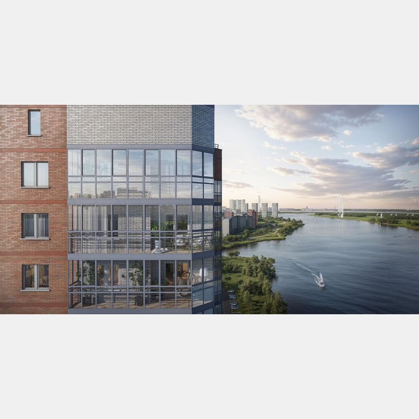 2-к. квартира, 56,9 м², 22/23 эт.