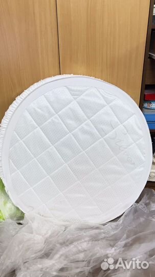 Матрас детский новый круглый 76 см