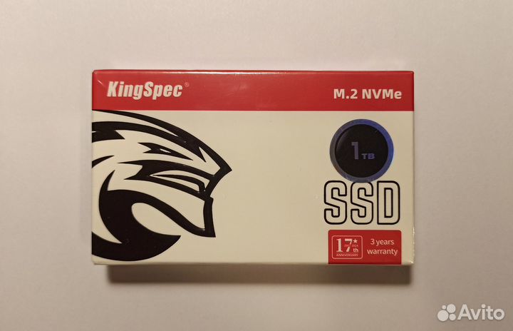 Новый SSD KingSpec XG7000 1Tb (7400/6600 Mb/s)
