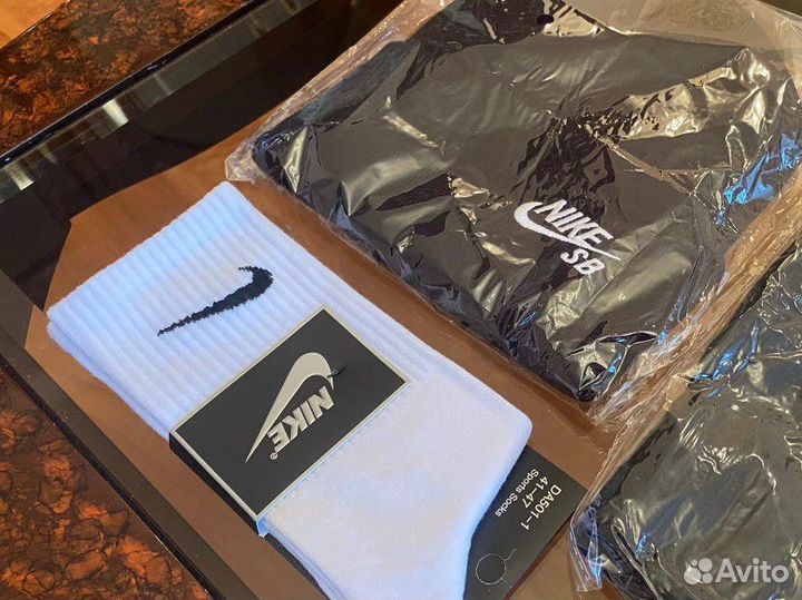 Набор 3в1 Шапка и перчатки Nike