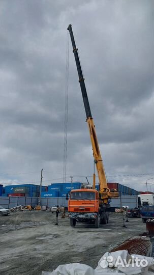 Аренда и услуги автокрана, 25 т, 30.7 м, с гуськом 9 м
