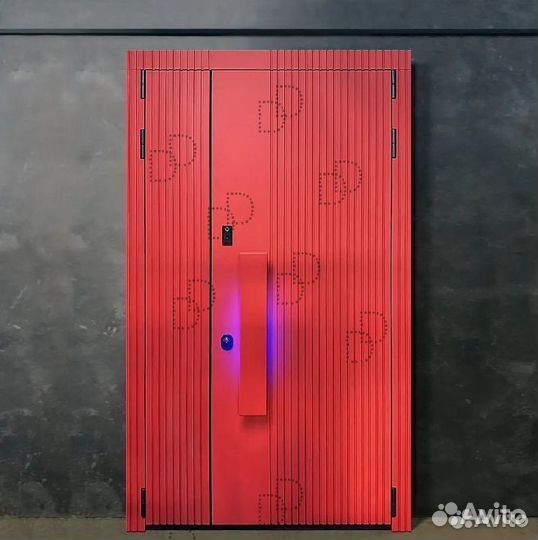 Входная металлическая дверь с подсветкой DD-365