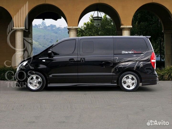 Накладки на пороги Hyundai Grand Starex H-1