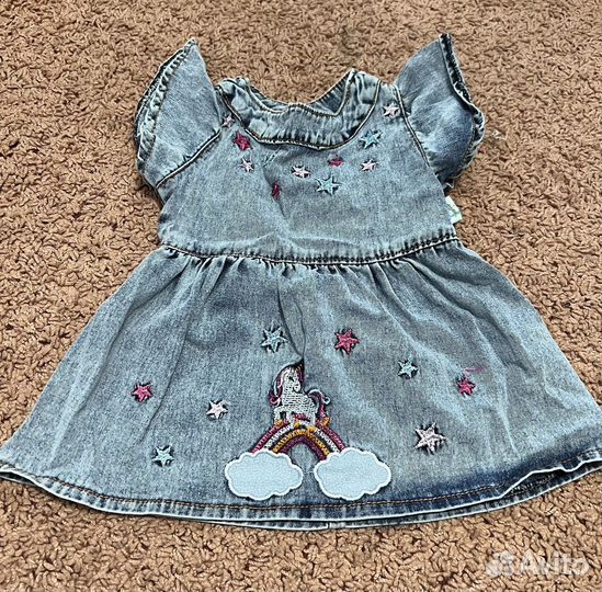 Джинсовое платье для девочки