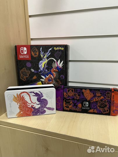 Nintendo Switch Oled Pokemon NEW прошитый 64+256gb