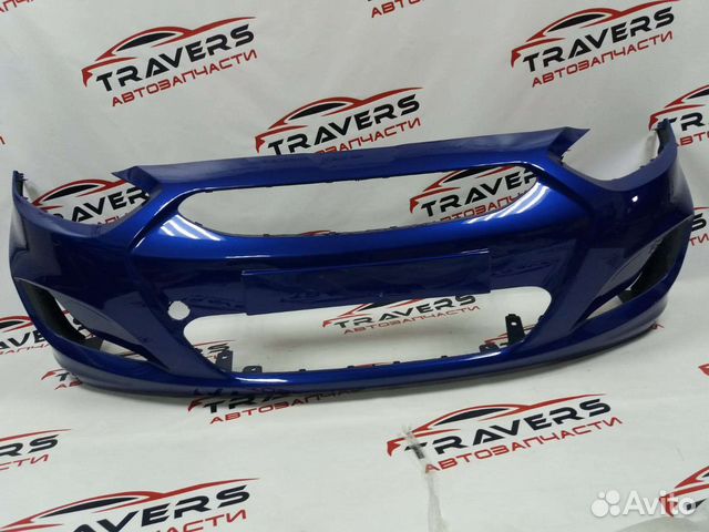 Бампер перед Hyindai Solaris с10г.WGM blue sapfir