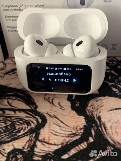 Запечатанные Airpods pro 2 с экраном