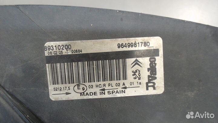 Фара (передняя) Citroen Xsara-Picasso, 2005