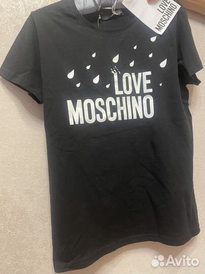 Футболка женская love moschino новая S-M