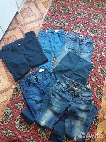 Вещи пакетом 40-44 джинсы