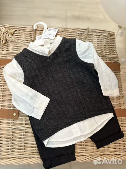 Костюм праздничный тройка hm 68 74