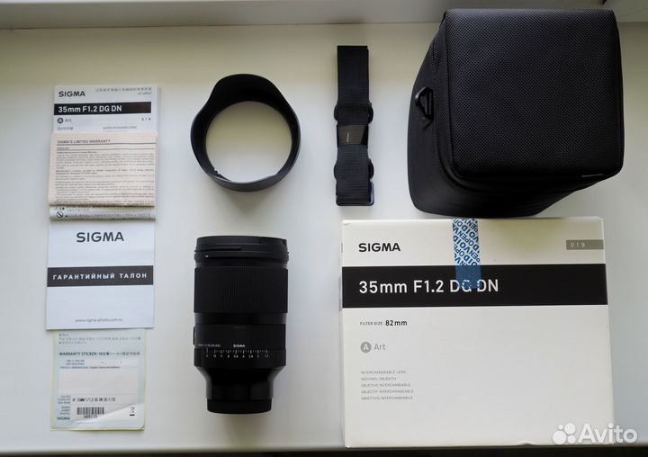 Объектив Sigma AF 35mm f/1.2 DG DN ART Sony E