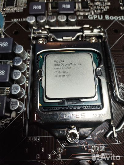 Материнская плата с i5 3550 и 8gb ddr 3