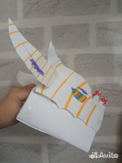 Бумажные драконы на руку