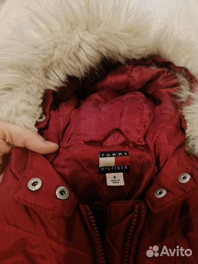 Куртка зима для девочки 6 лет Tommy Hilfiger