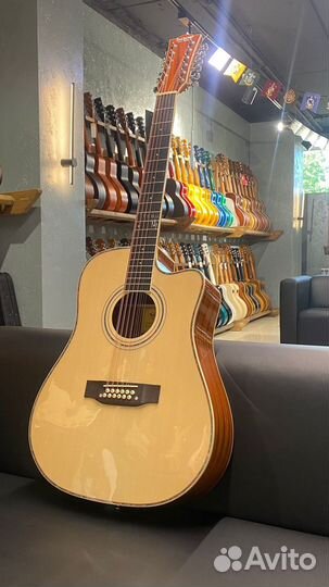 Акустическая гитара 12-струнная sqoe J20