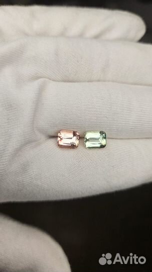 Контрастная пара для серег