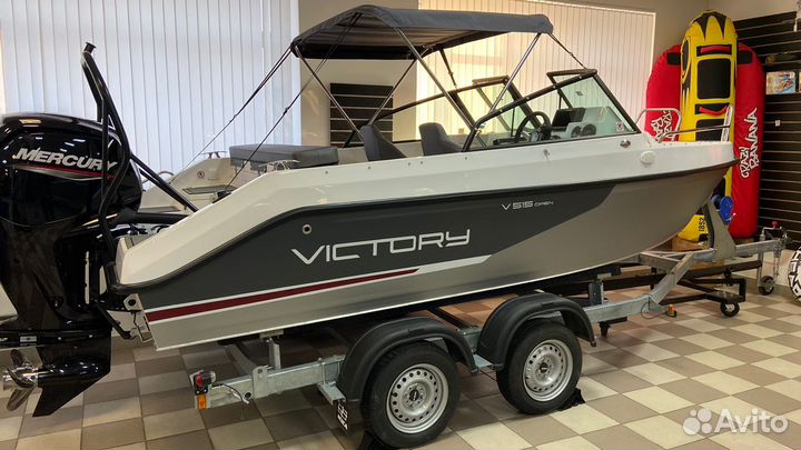 Лодка Victory 515 Open с двигателем Mercury 115