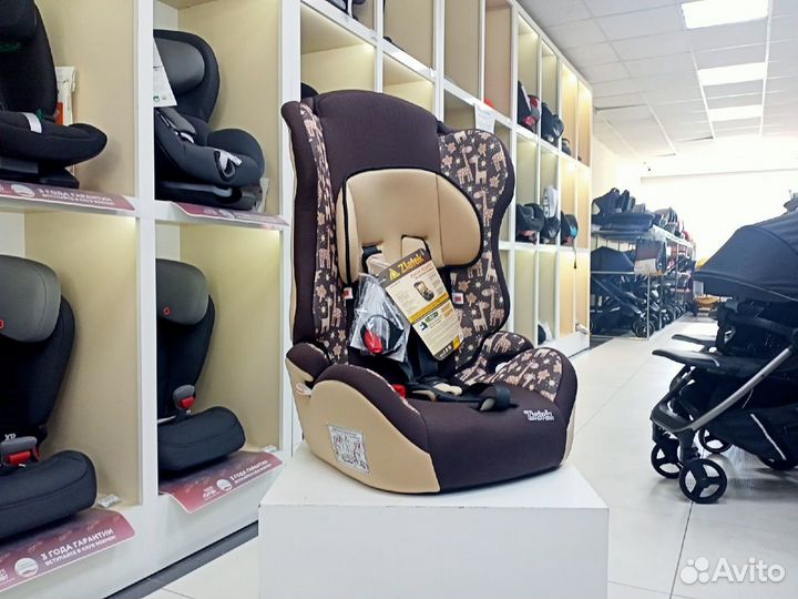 Автокресло 9-36кг Zlatek Atlantic Brown