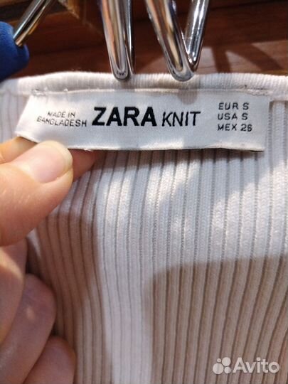 Трикотажный топ zara