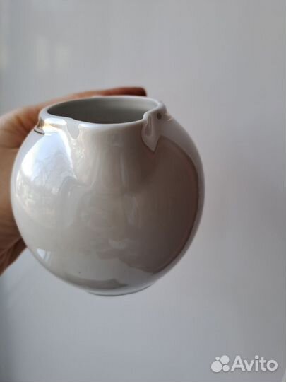 Молочник сливочник Первомайский фарфор