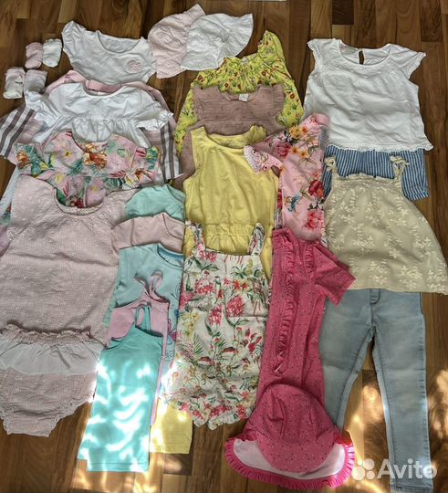 Летняя брендовая одежда для девочки р. 92-98