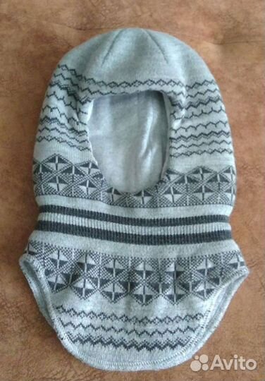 Шапка-шлем (зима) для мальчика