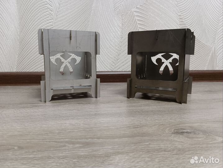 Печь щепочница походная