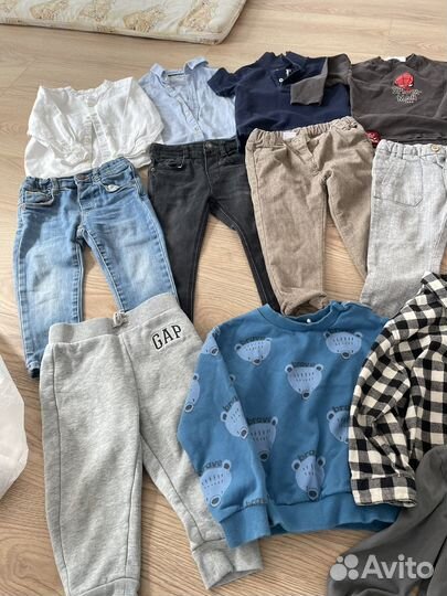 Вещи пакетом на мальчика zara 86-92