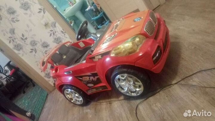 Детский электромобиль джип бу