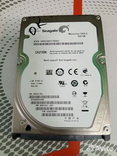 Жесткий диск для ноутбука 500 гб + установка