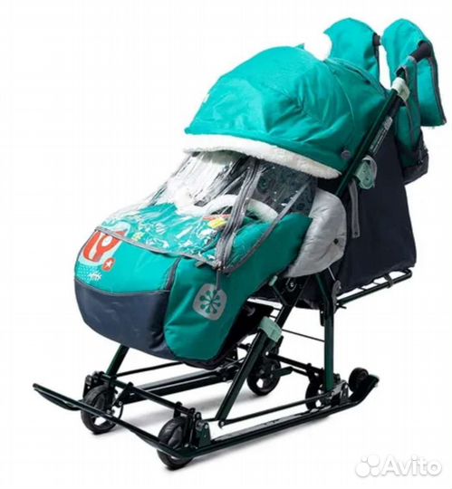 Детские санки коляска ника