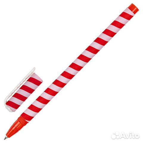 Ручка шариковая brauberg soft touch stick 
