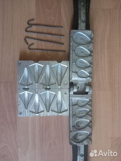 Формы для литья грузил